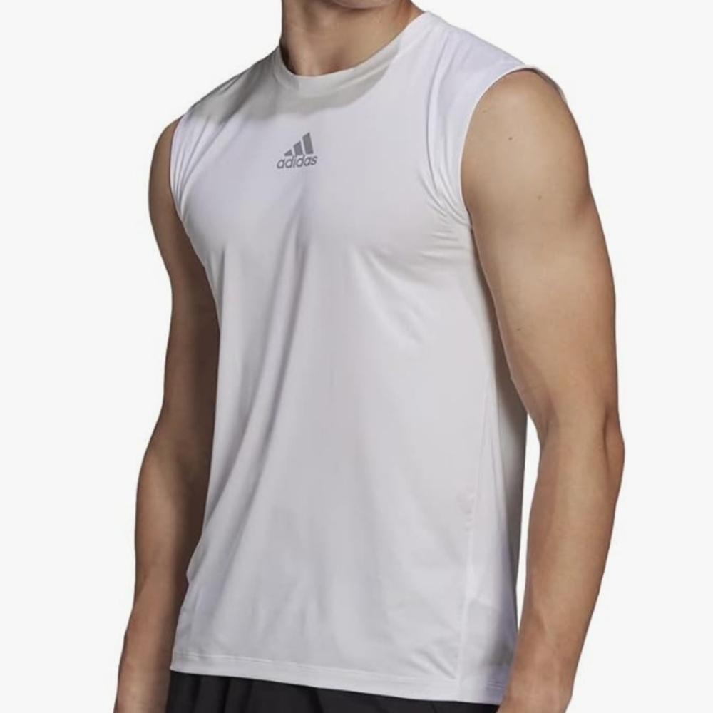 Adidas Techfit Primegreen Shirt in White